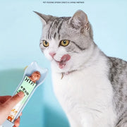 Cat Strip Squeeze Spoon Feeder