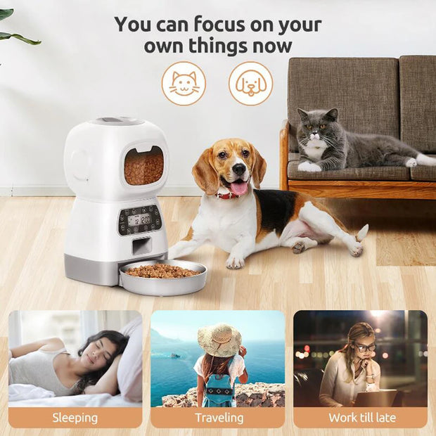 Automatic Pet Feeder with Voice