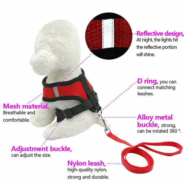 Breathable, Soft, Comfortable Harness