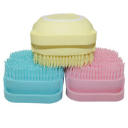 Pet Bath Scrubber With Liquid Insert