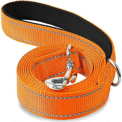 Night Reflection Dog Pet Towing Rope 1.2/1.5/1.8M Guard Rope Pet Walking Training Leash Cats Dogs Harness Collar Lead Strap